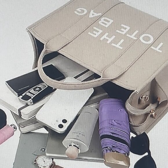 The Tote bag for Women, Leather Muddy gray #765 - Picture 4 of 12